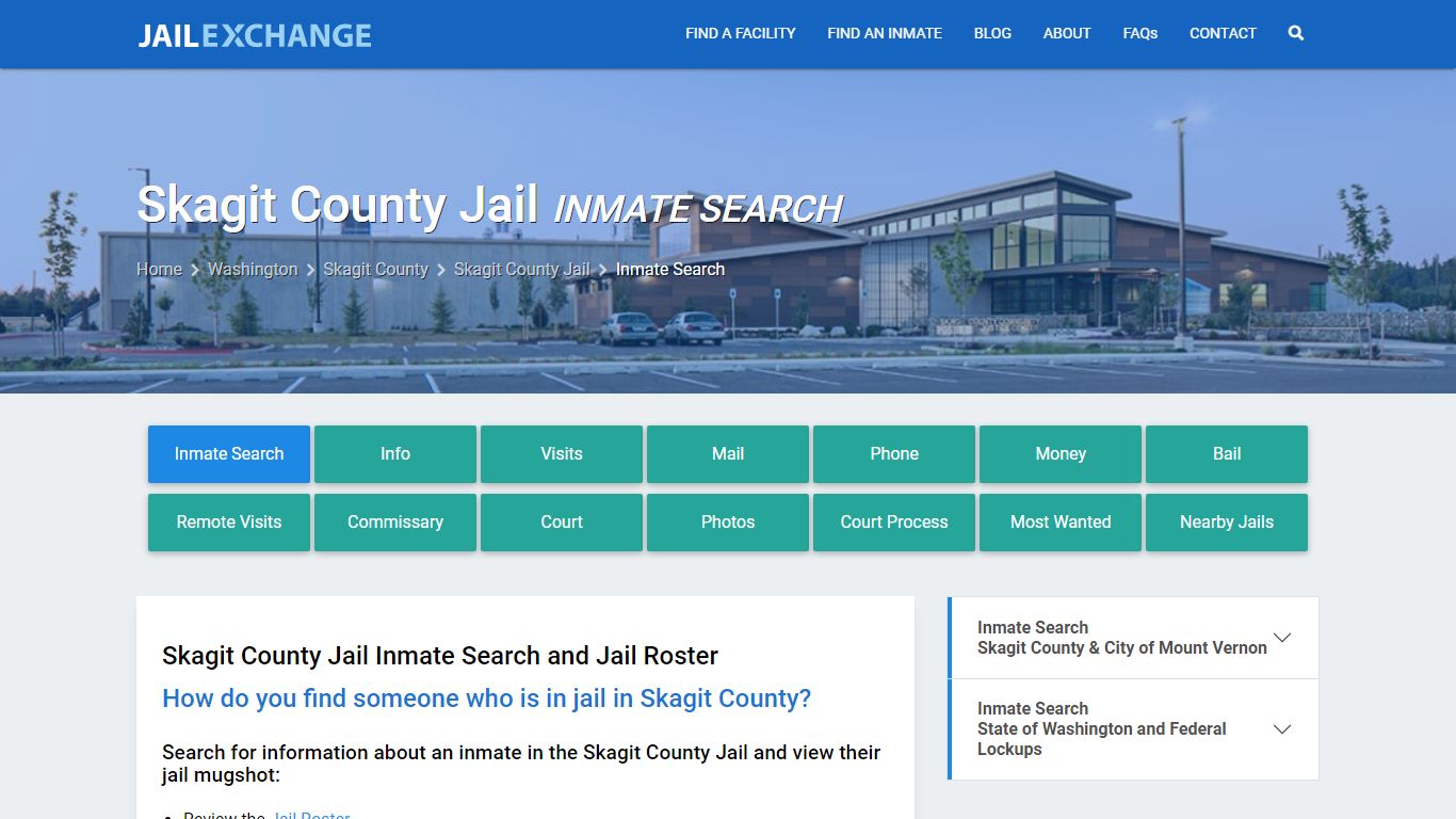 Inmate Search: Roster & Mugshots - Skagit County Jail, WA