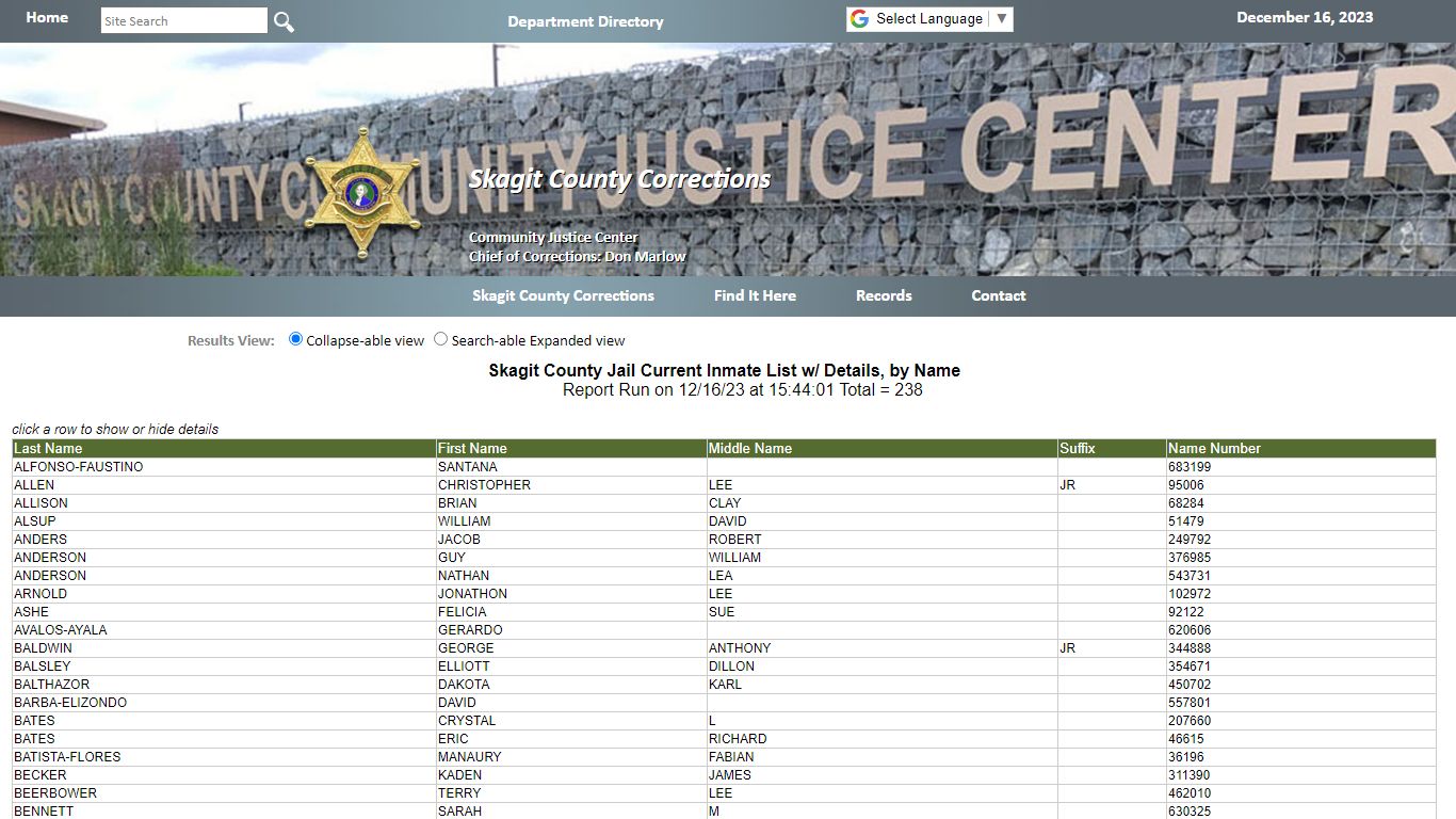 Skagit County Corrections - Skagit County, Washington